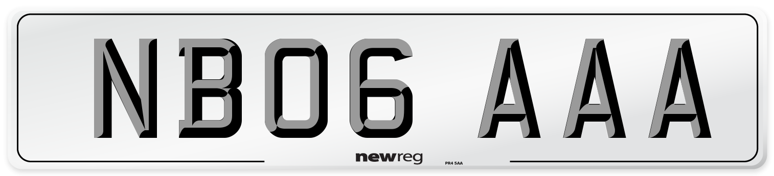 NB06 AAA Number Plate from New Reg